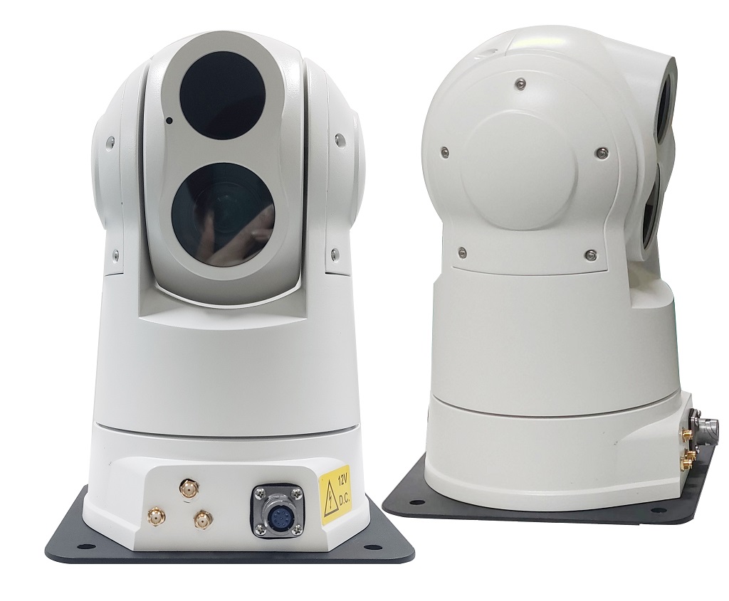 雙光5G云臺攝像機_正面側面S