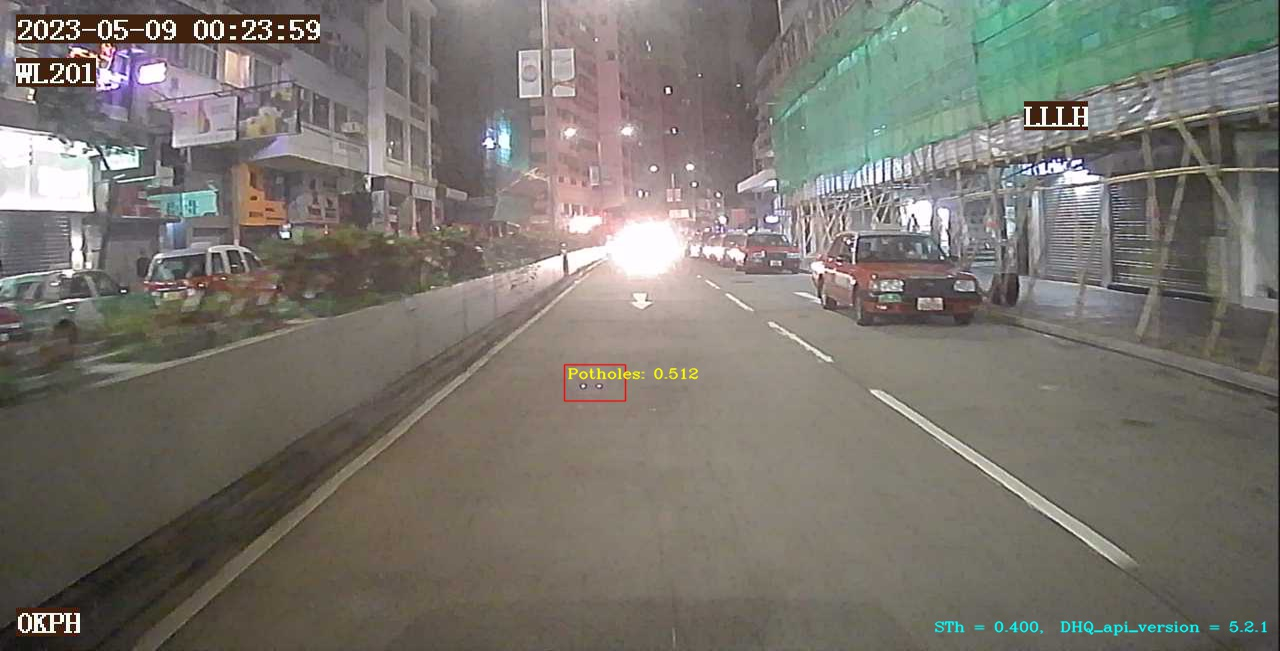 AI智能檢測 路面坑洞 AI智能檢測 路面坑洞